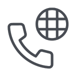 long distance call icon